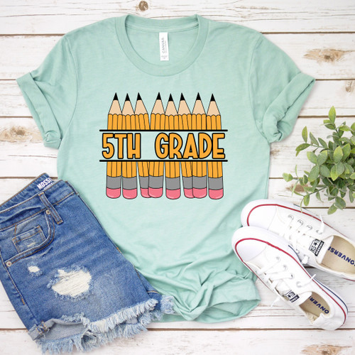 Fifth Grade Pencils Tee