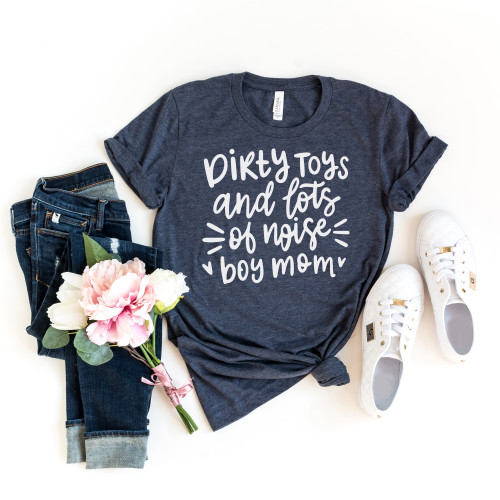 Dirty Toys and Lots of Noise Tee White Ink