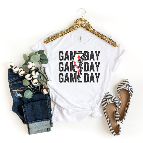 Game Day Trio With Lightning Bolt Tee