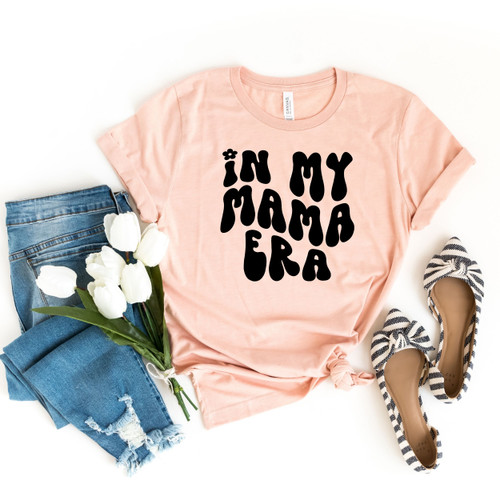In My Mama Era Tee Black Ink