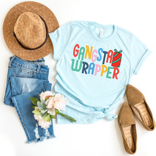 Colorful Gangsta Wrapper Tee