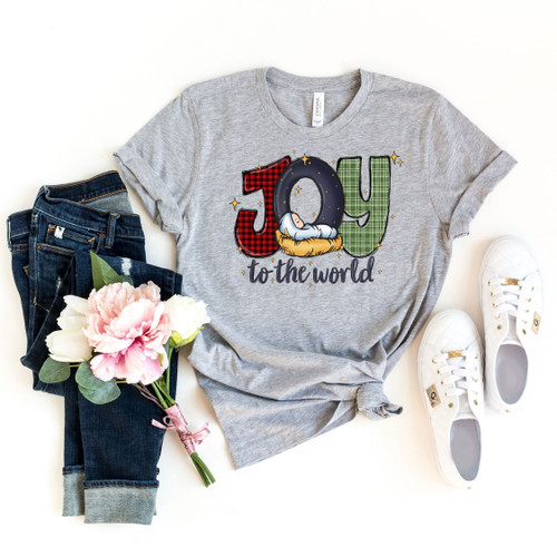 Joy To The World Nativity Tee