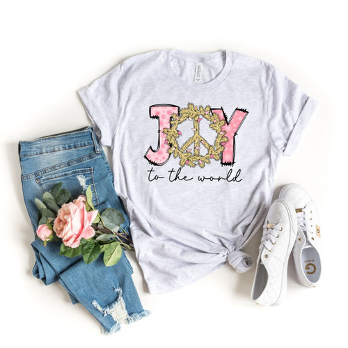 Joy To The World Wreath Tee