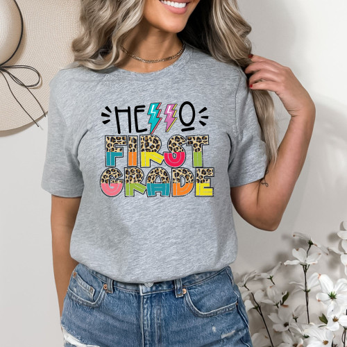 Hello First Grade Leopard & Lighting