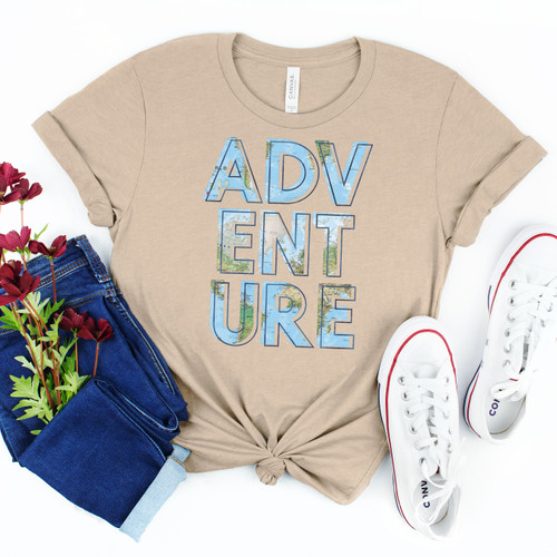 Adventure Map Tee