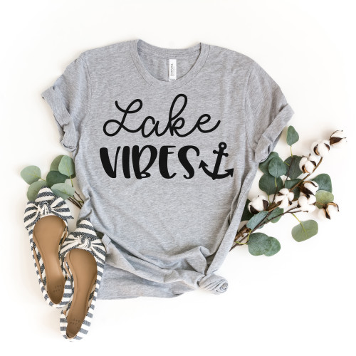 Lake Vibes Tee Black Ink