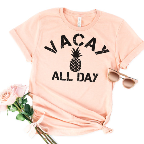 Vacay All Day Tee Black Ink