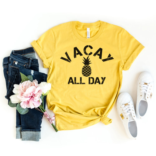 Vacay All Day Tee Black Ink