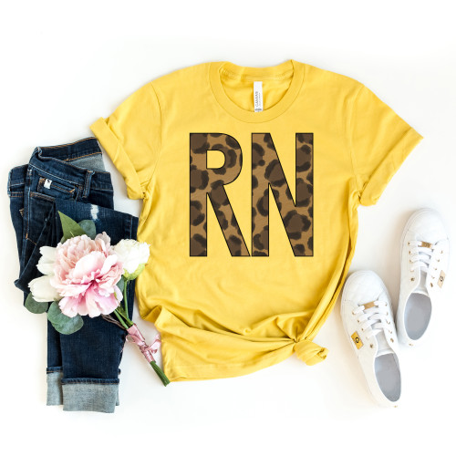 RN Leopard Print Tee