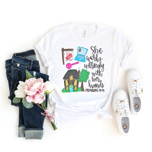 Proverbs 31:13 Realtor Tee