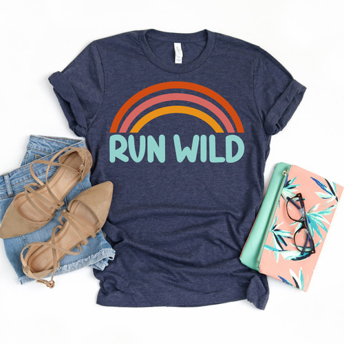 Run Wild Rainbow Tee