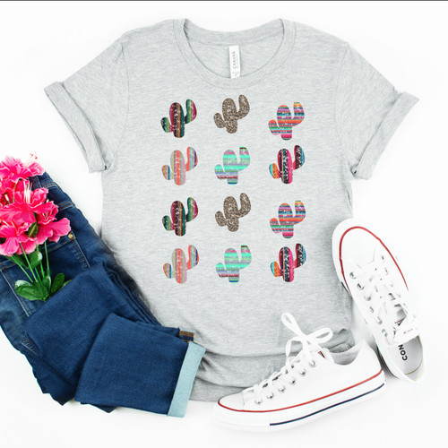 Serape Cacti Tee