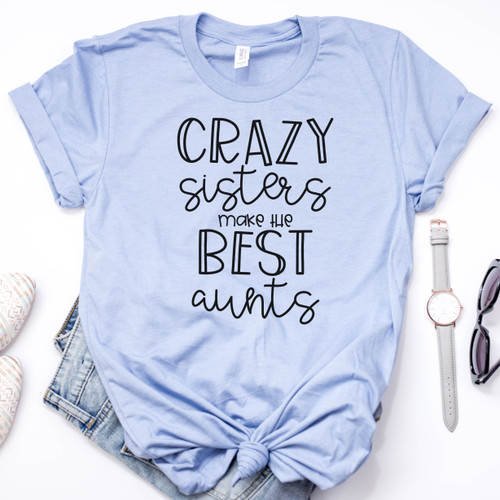 Crazy Sisters Tee Black Ink