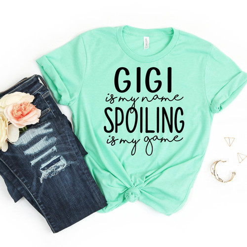 Gigi Is My Name Tee Black Ink