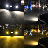 Dual Color LED Headlight Bulbs, Switchback White/Yellow(6000K/3000K), Philips Flip Chip 72W 8400LM