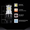 White Amber Switchback LED Turn Signal Tail Light Bulb Dual Color 2x 7443 3157 1157