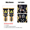T15 LED Reverse Backup Light Bulb 921 912 6000K Pure White 1 Year Warranty 