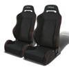 NRG Type R Style Universal Racing Seat (Black) "SET"