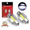 31MM Festoon LED Dome Trunk Map License Plate Light Bulb DE3175 DE3022