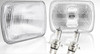 H6054 / H6052 / H6014 Head Light Glass Housing Lamp Conversion Chrome - 7x6 PAIR