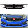 16-18 Honda Civic Type R Style Front Bumper Grille Grill - ABS 17-21 Hatchback 