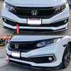 19-20 Civic Front Bumper Lip 3 pc IK Style (Carbon Color)