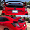 2017-2021 Honda Civic Hatchback Type-R Unpainted Trunk Spoiler ABS Brand Unpainted