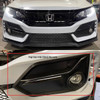 16-2021 Honda Civic Type R Style Front Bumper "Fog Caps only" for Better Fitment Bumper only