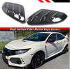 Civic 2016-21 2/4/5dr Mugen Style REAL Carbon Fiber Side Mirror Covers overlays