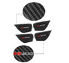 4pcs Real Carbon Fiber Door Handel Bowl Cover Trim 16-21 Honda Civic Mugen 