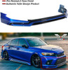 2022-24 Honda Civic Yofer Front Bumper Lip Kit 1pc Aegean Blue