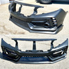 16-21 Honda Civic Type R Style Front Bumper New style Fog Caps 