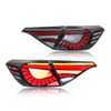 2022-2026 Honda Civic Sedan V1 LED Tail Lights Red with Smoked Lens
