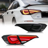 2022-2026 Honda Civic Sedan V1 LED Tail Lights White Smoked Lens