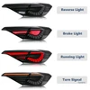 2022-2026 Honda Civic Sedan V1 LED Tail Lights White Smoked Lens