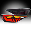 2022-2026 Honda Civic Sedan V2 LED Tail Lights Red with Smoked Lens