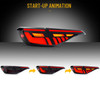 2022-2026 Honda Civic Sedan V2 LED Tail Lights Red with Smoked Lens