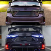 2022-2026 Honda Civic Sedan V3 RGB Tail Lights Smoked Lens