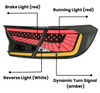 V2 2018-2022 Honda Accord Sedan 4-Door Clear Lens LED Tail Lights