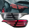 2022-2026 Honda Civic Sedan V4 LED Tail Lights White Smoked Lens