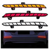 White Rear Bumper LED Reflector Light For Honda Accord 2018-2022 Dynamic Signal