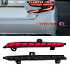 Smoked Rear Bumper LED Reflector Light For Honda Accord 2018-2022 Dynamic Signal
