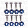 SPEEDZONE 8PCS X 2 (16 PCS) FENDER BUMPER WASHER LICENSE PLATE BOLTS KITS