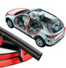 B Shape Type Car Door Edge Rubber Seal Strip Moulding Trim Weather Strip 5M/16ft