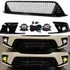 2022-24 Honda Civic Fog Light Kit Gloss Black Lower Grill and Fog Caps UPGRADED FOGS 
