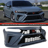 Yofer Design Front Bumper Full Replacement Kit With Tinted Sequential Switch-Back DRL [2022-2026 Honda Civic]