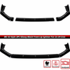 22-24 Honda Civic 11th Gen MC V2 Style Gloss Black Front Bumper Lip Splitter