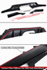 17-21 Honda Civic Hatchback Type-R Style Rear Diffuser Carbon Texture 