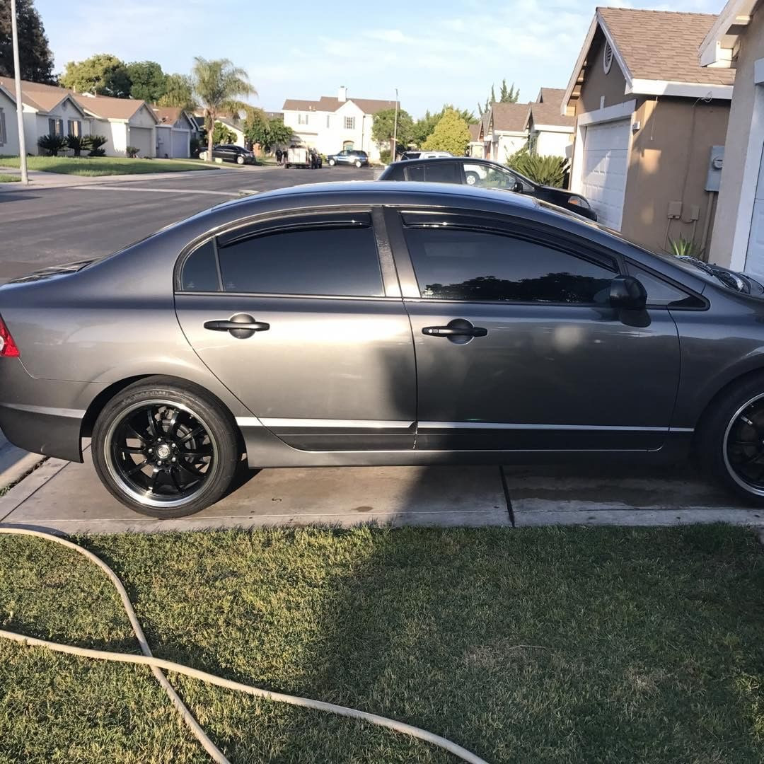 06-2011 Civic 4Dr In Channel- Side Visors