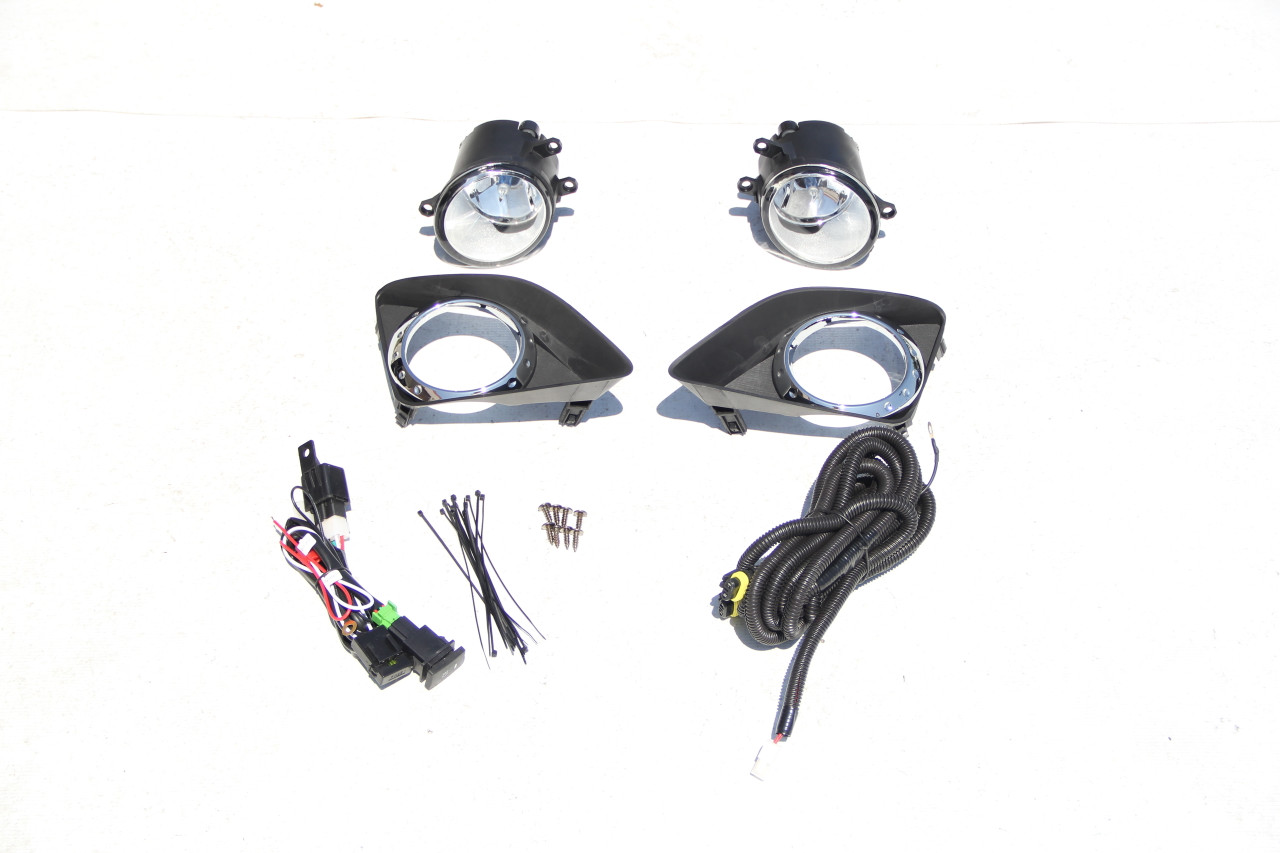 09-10 Corolla Fog Lights (Clear) Chrome 